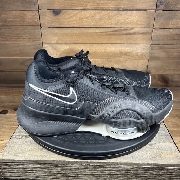 Nike Air Zoom SuperRep 3 Women's Size 10 Black Athletic Training Sneakers - Picture 1 of 10